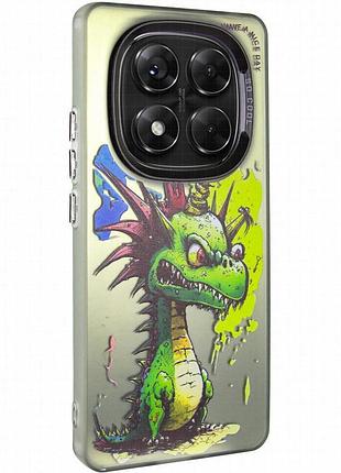 Чехол tpu+pc so cool для xiaomi redmi note 14 pro 5g / poco x7 dragon
