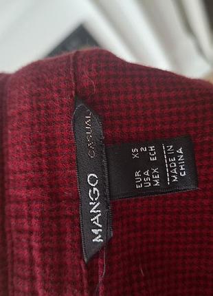 Сорочка жіноча mango червона 3