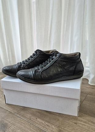 Черевики чоловічі le coq sportif чорні, 41 розмір, шкіряні