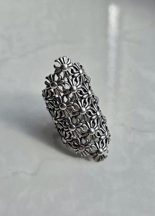 Каблучка silver chrome hearts nectar facets