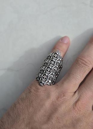 Каблучка silver chrome hearts nectar facets 5