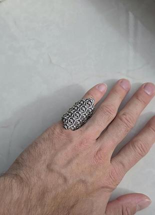 Каблучка silver chrome hearts nectar facets 6