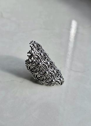 Каблучка silver chrome hearts nectar facets 10