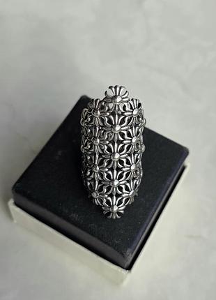 Каблучка silver chrome hearts nectar facets 8
