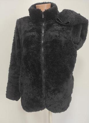 Кофта мягушка на блискавці l/xl ог 120-124см