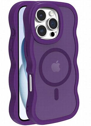 Чехол tpu+pc undine with magnetic fit для apple iphone 16 pro (6.3") purple