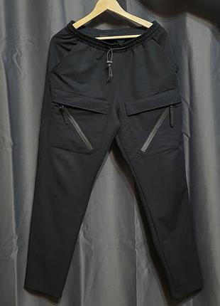 Штани чоловічі gard streetwear карго чорні, розмір l