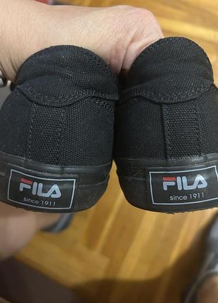 Кеди fila чорні 7