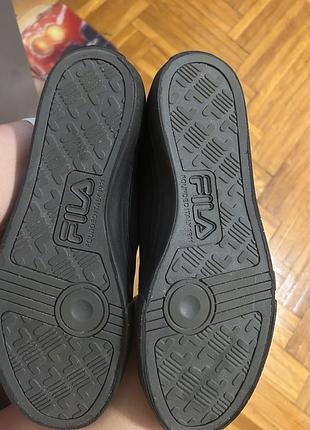 Кеди fila чорні 6