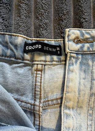 Шорти жіночі cropp джинсові блакитні 3