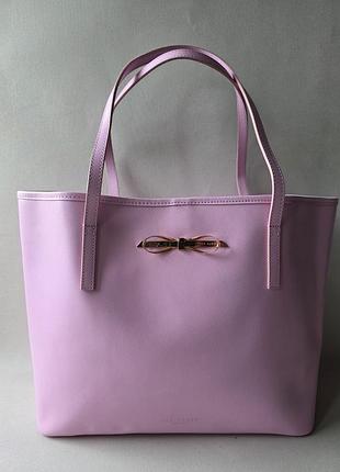 Шкіряна сумка ,клатч гаманець в комплекті ted baker
