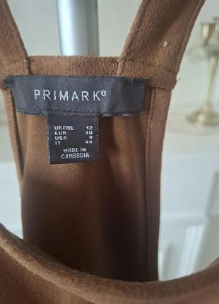 Сарафан эко замш primark 3