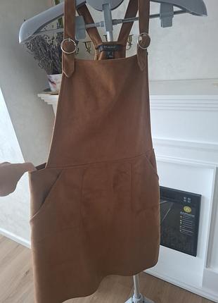 Сарафан эко замш primark