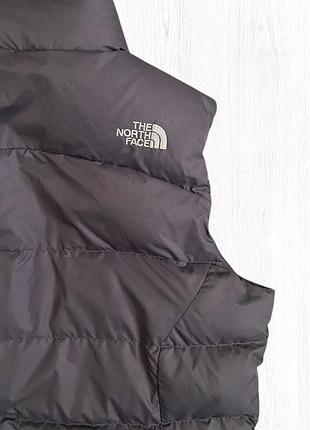 Безрукавка пуховая жилетка жилет the north face tnf 700 набивка натуральный пух 6