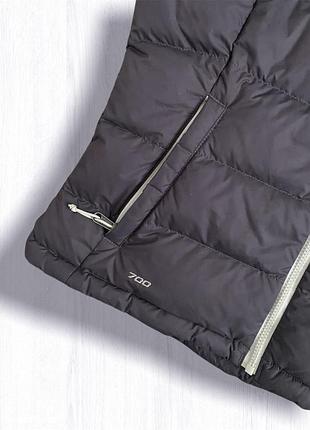 Безрукавка пуховая жилетка жилет the north face tnf 700 набивка натуральный пух 3