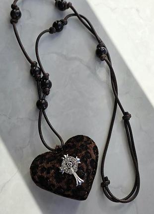 Підвіска chrome hearts rebel leopard 6