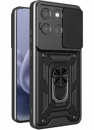 Чехол ummi camshield serge ring для motorola moto g86 power черный / black