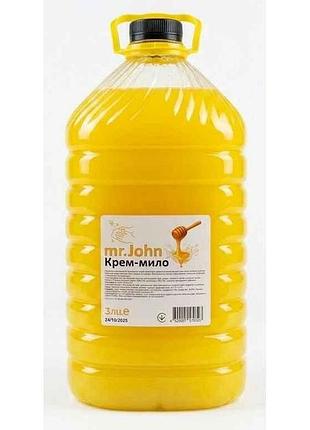 Крем-мило рідке 3л з ароматом мед і молоко тм mr.john