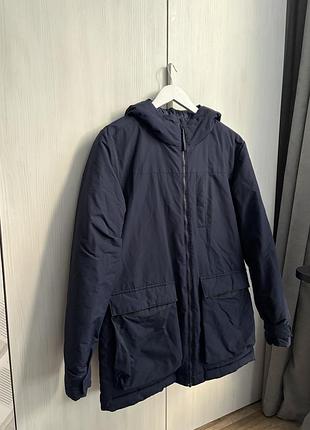 Куртка чоловіча зимова adidas темно-синя розмір m