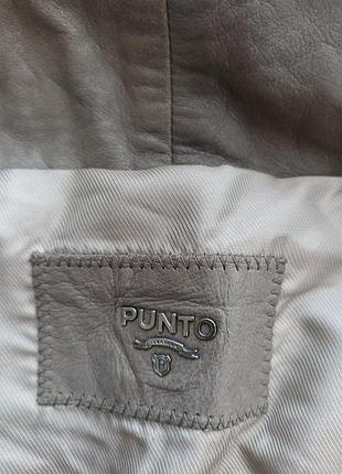 Кожаная куртка punto 3