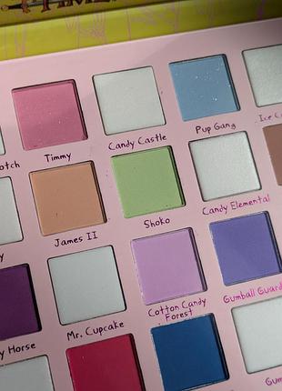Новая палетка теней lethal cosmetics adventure time candy kingdom palette 3