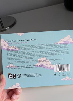 Новая палетка теней lethal cosmetics adventure time candy kingdom palette 5