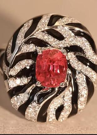 Кільце 💍 з кристалами 4