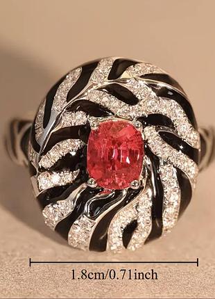 Кільце 💍 з кристалами 7