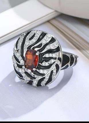 Кільце 💍 з кристалами