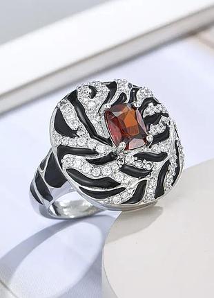 Кільце 💍 з кристалами 3