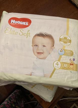 Підгузки huggies elite soft 4 3