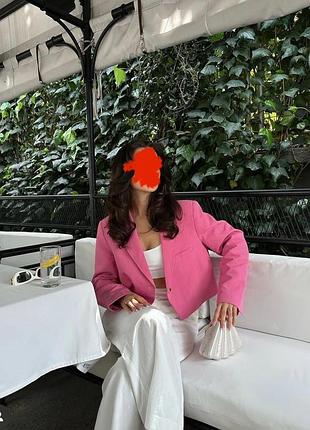 Вкорочений піджак від зара, zara