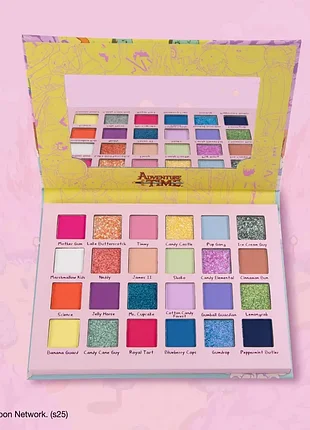 Новая палетка теней lethal cosmetics adventure time candy kingdom palette