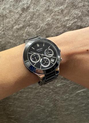 Жіночий годинник dkny chambers ny4914 чорні кераміка