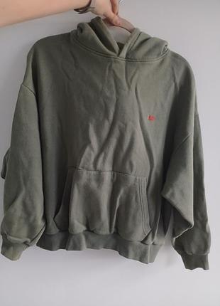 Худі жіноче pull&bear оливкове m