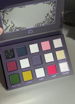 Новая палетка теней lethal cosmetics black spring palette 3