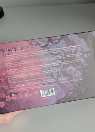 Новая палетка теней lethal cosmetics black spring palette 7