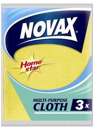 Салфетки универсальные 3 шт тм novax