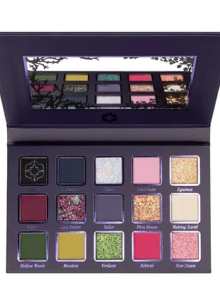 Нова палетка тіней lethal cosmetics black spring palette
