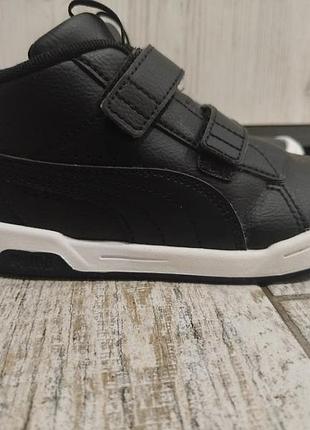 Кеди унісекс puma чорні на липучах