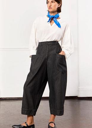 Суперкомфортні чорні джинси plumo studio (washed black)