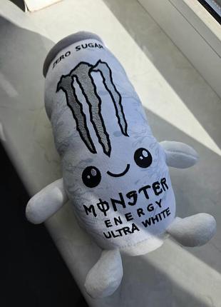 Мягкая игрушка white monster energy
