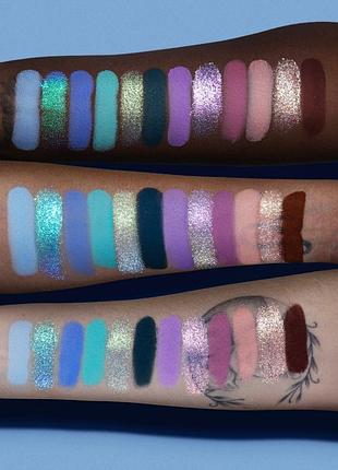 Нова палетка тіней cosmic brushes angelic palette 7