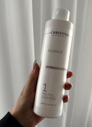 Передпілінговий очищувальний гель christina nuance step 1 pre-peel cleanser