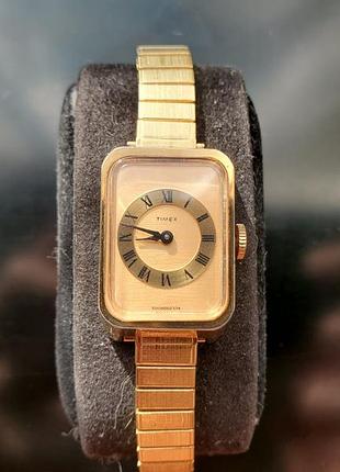 Timex механические женские часы с браслетом, франция, 1974р