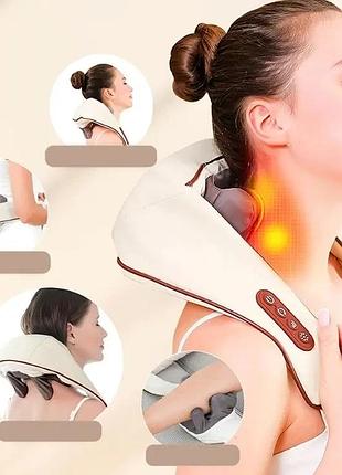 Роликовый массажер для шеи и спины, usb, massager xl-653 / электрический массажер