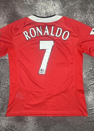 Футбольна форма чоловіча червона з номером 7 та прізвищем ronaldo