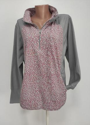 Флісова тонка кофта з кишенями l/xl ог 130-134 см