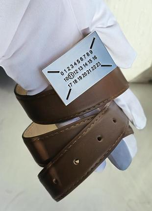 Ремень brown maison margiela