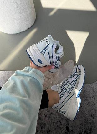 Balance 740 white silver blue